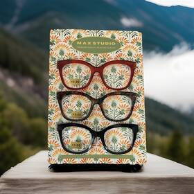 Max Studio 802807357611 3-pack Premium Quality Reading Glasses Reader 3.00