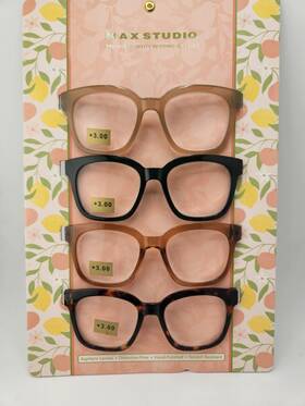 Max Studio 802807359134 Maxstudio 3.00 Reading Glasses New Eyeglasses