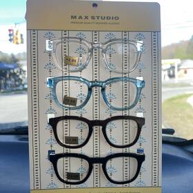 Max Studio 802807362080 New York 4 Pk Premium Reading Glasses Readers 2.00 Authentic