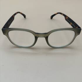 Ms21110 Max Studio Green Demi Reading Glasses 2.50 Plastic Frame