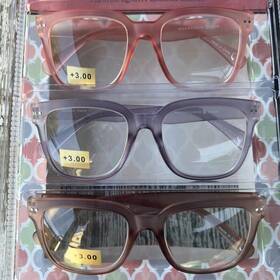 Maxstudio 802807357024 3.00 Womens Premium Reading Glasses 3-pack Readers New Authentic