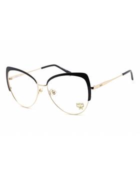 617s Mcm 886895425667 Cat Eye Eyeglasses In Goldblack - Shiny Gold -size One Size