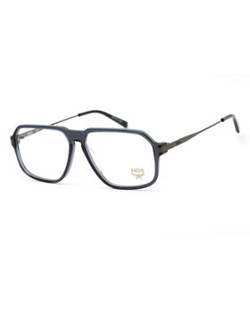 609s Mcm 886895447812 Rectangular Eyeglasses For Men - Blue -size One Size