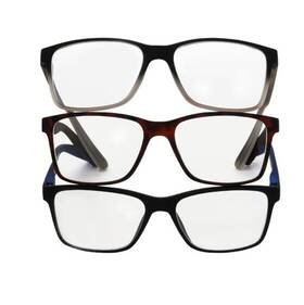 Members Mark 193968329099 Men S Plastic Reading Glasses 3.00 New