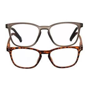 Members Mark 193968329341 Square Blue Light Reading Glasses 2 Pk 2.00