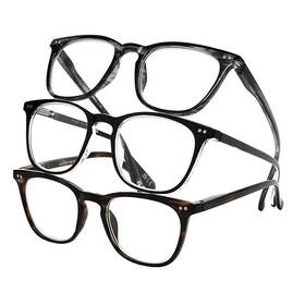 Members Mark 193968454227 3 Pack Round Reading Glasses 3.00