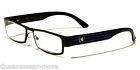 Kn934f300 Metal 3.00 Free Blue Glasses Black Plastic Mens Khan Pouch Reading