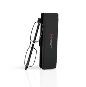 Microvision Optical 810371034685 Flat Folding Reading Glasses With Compact Case For Women And Men Slim Folda