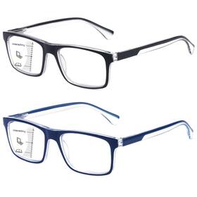 B0dx9k7ygm Missfive 2-pack Multifocus Progressive Reading Glasses Blue Light Blocking 2.25x