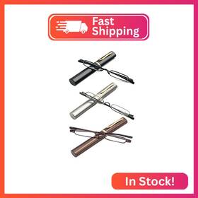 B0c3gj1g3j Mmoww Ultra Small Reading Glasses For Men Women Slim Pocket Readers With Pen Cli