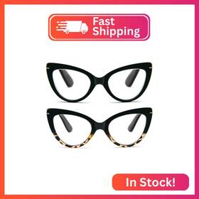 B0d93bx1y1 Mmoww Cat Eye Reading Glasses Fashion Cute Blue Light Blocking Readers For Women