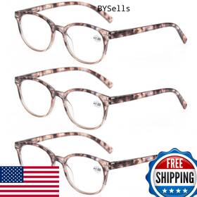 B07kg6n12t Modfans 3-pair Round Reading Glasses Spring Hinge 3.50 Men Women Stylish