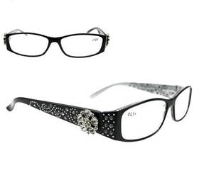 Rg-015 Montana West Western Bling Reading Glasses Rhinestones Paisley Scroll 1.25