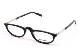 Mb0024o Montblanc New 001 53-21 155 Black &silver Reading Glasses Frames Readers