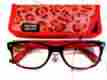Mso315 Laney Foster Grant Reading Glasses Advanced Lenses 1.00 Red Accent W Case Never Worn
