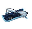 Mso415 Foster Grant Cassandra Teal Reading Glasses With Case