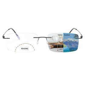 B0dhcd98tm Myfeasy Photochromic Bifocal Reading Glasses For Men - Uv400 Anti-blue Light Protection