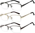 N-a Reading Glasses Set Of Half Rim Metal For 744881477314