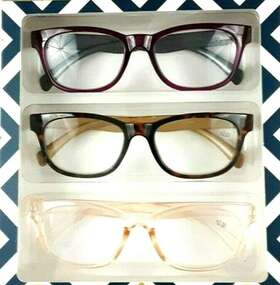 Inox0603-b Nanette Lepore Fashion Readers 3 Pack 2.00 Multi Color Reading Designer Glasses