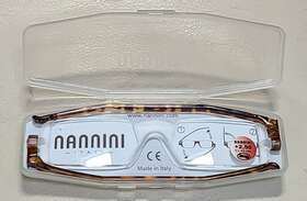 7500-7529 Nannini Faux Tortoise Thin Folding Travel Reading Glasses Made Italy New 2.50