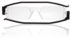F.1.101.148.bk Nannini Compact 1 Italian Travel Readers Flat Foldable Rotating Temples Black