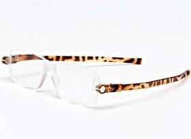 F.1.104.120 Nannini Compact 2 Foldable Flat Italian Readers Strengths To 3.50 Tortoise