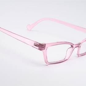 F.shake.197 Nannini Italian Cat Eye Reading Glasses For Women By Giorgio Comfort Rose Quartz
