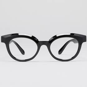 F.wonder.148 Nannini Wonder Italian Blue Light Reading Glasses 1.00 To 3.00 Glossy Black