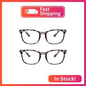 Nelisylux202570 Nelisylux Light Glasses For Woman Men - 2 Pack Bluelight Womens Mens Fa