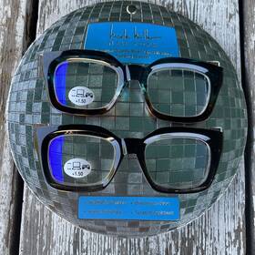 Nicole Miller 802807357895 Ny Designer Reading Glasses 1.50 New Readers Mirrorball
