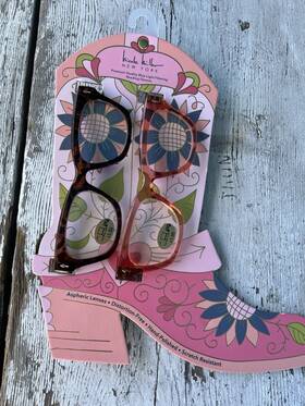 Nicole Miller 802807358205 Peach 1.50 Newyork 2 Pairs Reading Glasses Blue Light On Boot