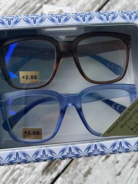 Nicole Miller 802807358441 2-pack Premium Quality Reading Glasses Readers 2.00 New Authentc