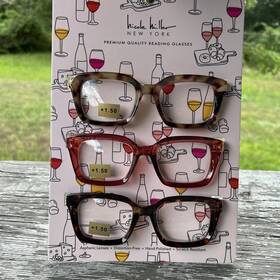 Nicole Miller 802807359479 Designer Reading Glasses 1.50 New Eyeglasses