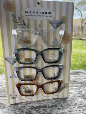 Nicole Miller 802807361786 4-pack Premium Reading Glasses Readers Holiday Reader 3.00