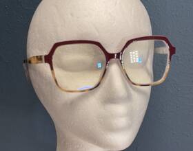 Nm2294 Nicole Miller Readers 2.00 Eye Glasses Demi Wine Dark Red Tortoise