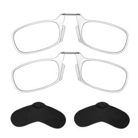 Noble Pack 805600729449 Ultra Slim And Flat Reading Glasses Thin Flexible Armless 2 Pairs En