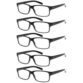 Norperwis 673257011152 Reading Glasses 5 Pairs Quality Readers Spring Hinge For