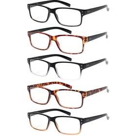 Norperwis 673257011435 Reading Glasses 5 Pairs Quality Readers Spring Hinge For