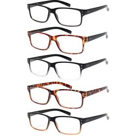 Norperwis 673257011794 Reading Glasses 5 Pairs Quality Readers Spring Hinge For