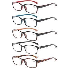 Norperwis 751940158206 Reading Glasses 5 Pairs Quality Readers Spring Hinge Vintage For Read
