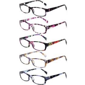 Norperwis 761895299701 Reading Glasses 5 Pairs Stylish Color Readers Fashion For R