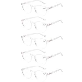 B07kd57vs6 Norperwis 5 Pairs Reading Glasses - Standard Fit Spring Hinge Readers