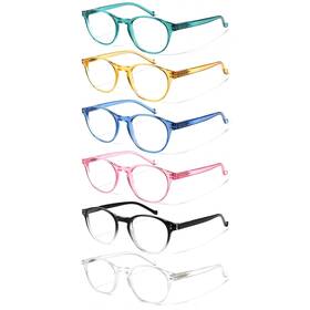 B0dkj43y36 Norperwis 5-pk Reading Glasses 0.75 Men Women Spring Hinge Readers