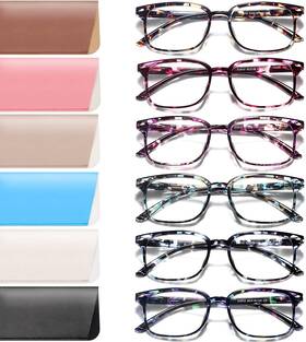 Novivon 711181818680 6 Pack Reading Glasses Blue Light Blocking For Women Men Lightweight A