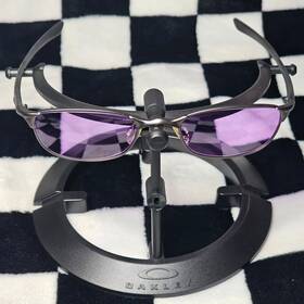 51-20-140 Oakley 11-718 Offline 6.0 Eyeglasses - Pewter/purple Lenses Model # 11-718/51-20-140