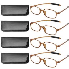 Occi Chiari 937030267285 4 Pack Computer Reading Glasses Blue Light Blocking Readers Women Men Lightwe