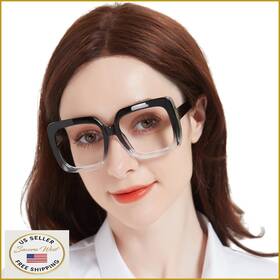 B0bglmlb6j Occi Chiari Funky Womens Reading Glasses 3.5x Large Head Readers Heavy Duty Fra