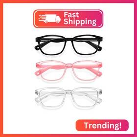 Aus903h Okany Blue Light Glasses For Kids 3 Pack Anti Glare And Eye Strain Compute