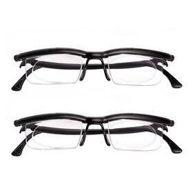 Ljus-ktjtr044-2 Okh 2packs Adjustable Focus Reading Glasses - Flexible Diopter Control Eyegla