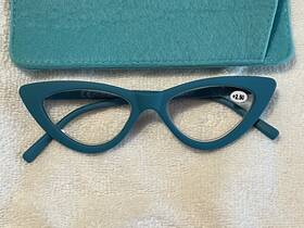 Okkia 052862283758 Adriana Reading Glasses Nib Forest Blue 2.50